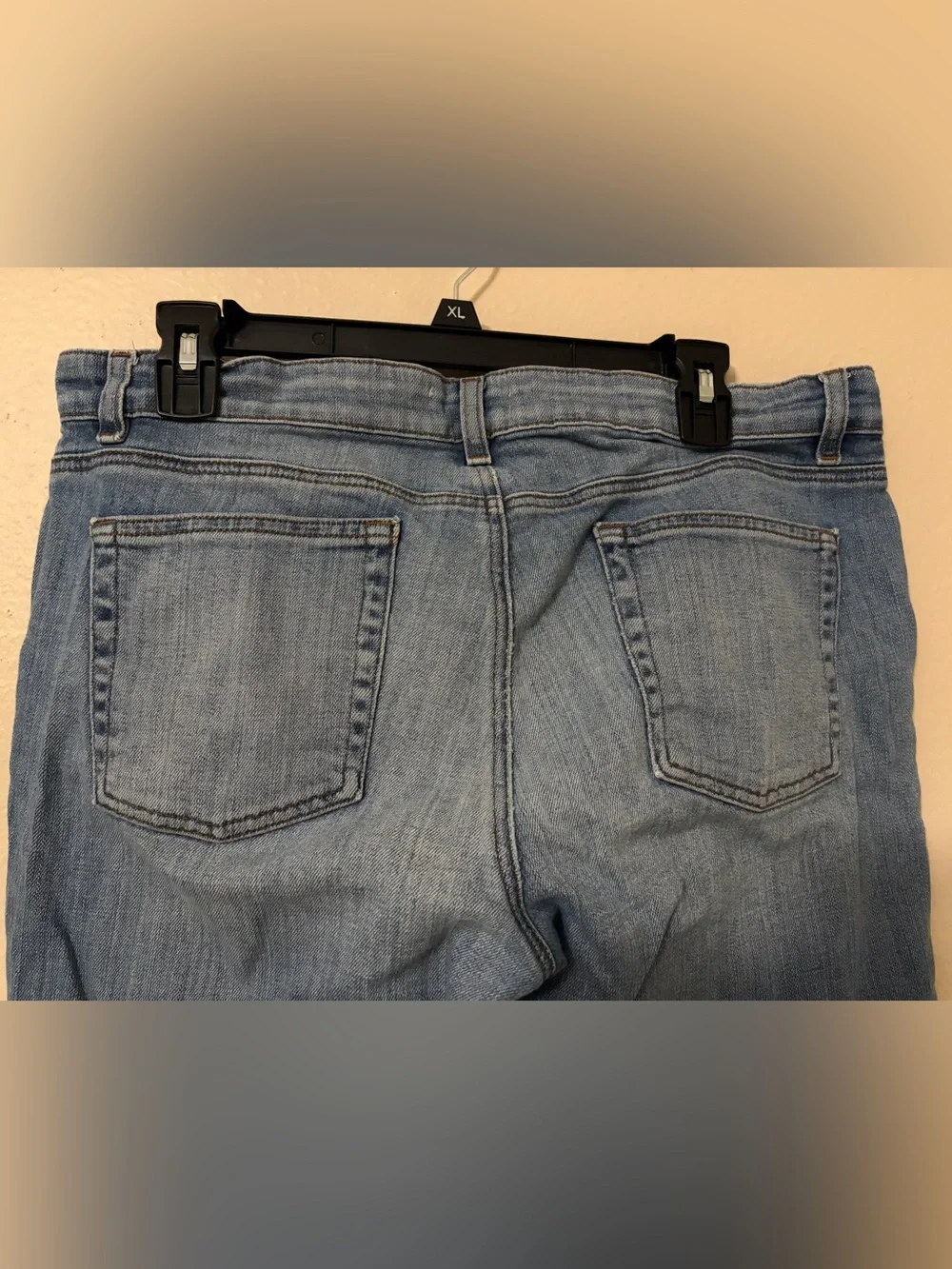 Eileen Fisher Light Blue Cropped Straight-Leg Jeans
